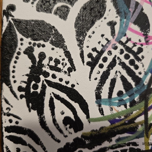 HANDCRAFTED Abstract Highland Cow Painting HANDPAINTED Artwork HANDMADE Wall Art - Picture 15 of 17